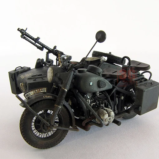 РњРѕС‚РѕС†РёРєР» BMW r75 with Sidecar
