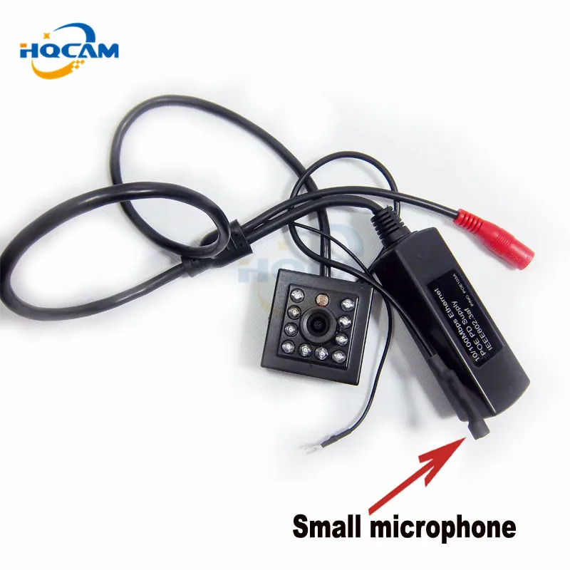 Hqcam 960 P Ночное видение камеры Mini ip-камеры PoE 10 шт. 940nm ИК-подсветкой POE камеры mini ip kamera 1/3" CMOS hi3518e IP-камера POE