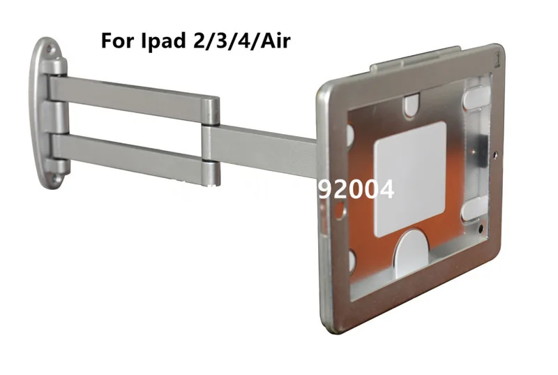 Almofada de Bloqueio de Exibição de Segurança Suporte para Ipad Elástica Portátil Flexível Ipad Wall Mount Flat Tablet Case Seguro 2 Antifurto - 3 4 ar 11 tablet caso seguro 2 antifurto suporte para Ipad 3 4 ar