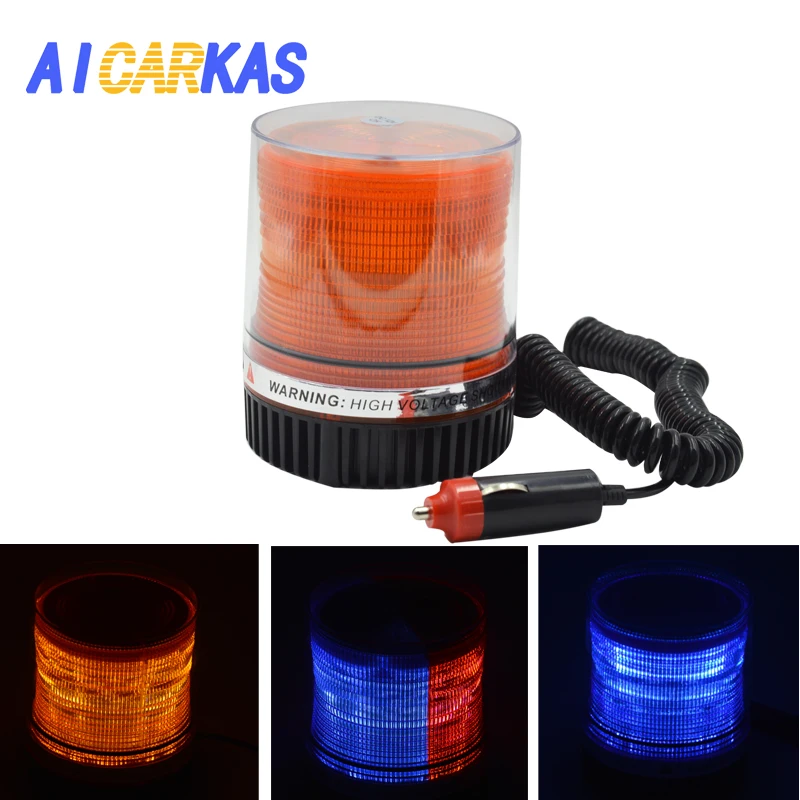 AICARKAS автомобильные аксессуары AC/DC 12V Блестящий крепкий светодиодный стробоскоп