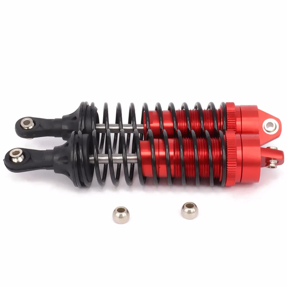 

RCAWD 2PCS Oil Filled 110mm Machined Alloy Aluminum Rear Shock Absorber For Rc 1/10 Traxxas Slash 5803 Upgraded Hop-Up Parts