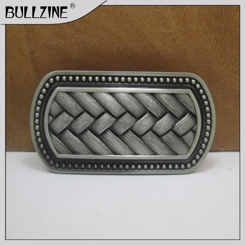 

The Bullzine Western celtic knot belt buckle with pewter finish FP-03502 suitable for 4cm width belt