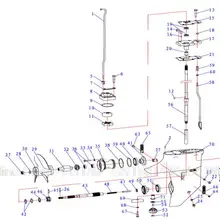 Подводный устройства оболочки componet для hidea HDF9.9, 4-тактный 9.9HP