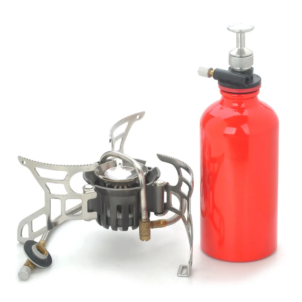 CAMPSOR 9 Camp Stove Split Type Oil or Gas Fuel with Fuel Bottle 500ml