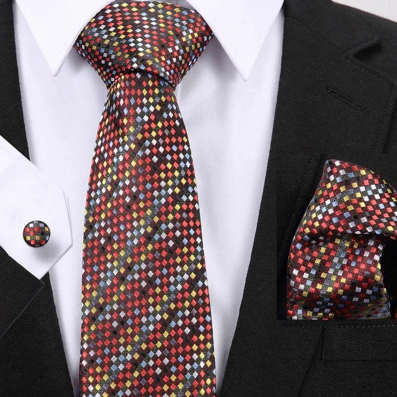 38 цветов шелковые галстуки для мужчин свадебные снежно-синий горошек галстук 7,5 см красный гравата подарки для мужчин рубашка аксессуары