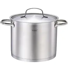 Маленький суповый горшок из нержавеющей стали 304, бытовой высокий суповый горшок, газовая плита, универсальный 22 см