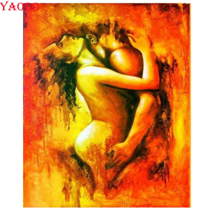 

5d Diy Diamond Painting Sexy couple Picture Diamond Embroidery for sale Full Round Square Diamond Mosaic Paintings by numbers