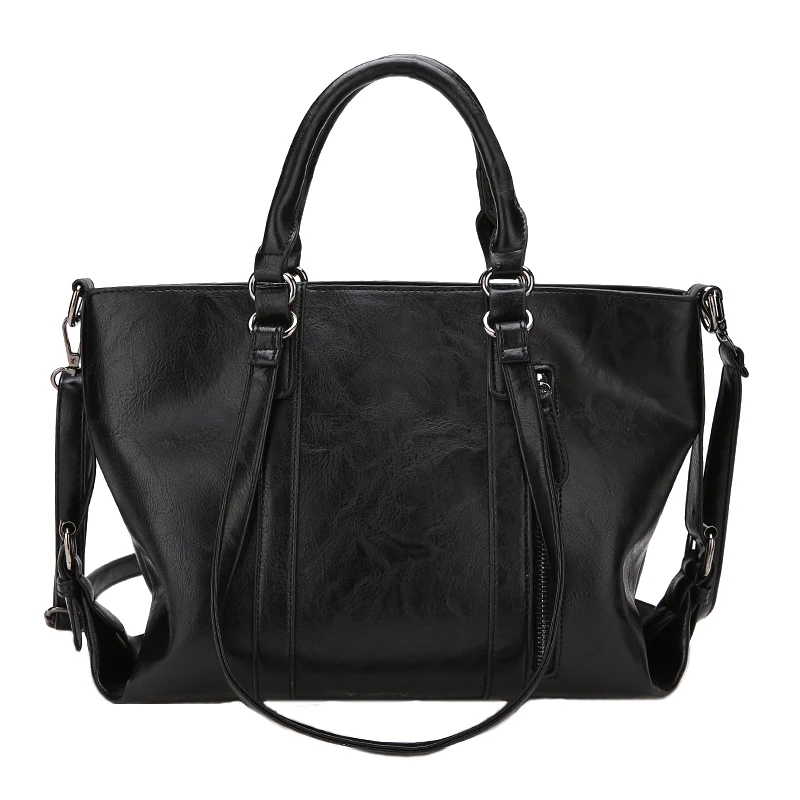 

2019 New Women handBag Designer Vintage Pu Leather Large Women Messenger Bags Designer High Quality Casual Shoulder Tote Bag