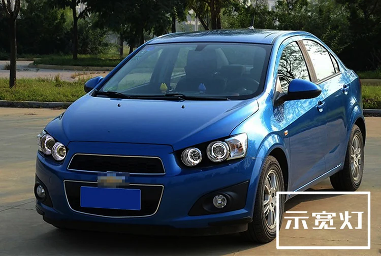 OUMIAO автомобильный Стайлинг для Chevrolet Sonic фары 2011- Aveo светодиодный фонарь светодиодный DRL Биксеноновые линзы Высокий Низкий луч парковка