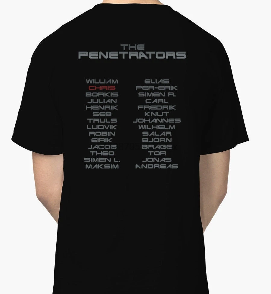 

New The Penetrators Skam (Chris In Red) Men T Shirt Size S 2Xl Male Hip Hop Funny T Shirts