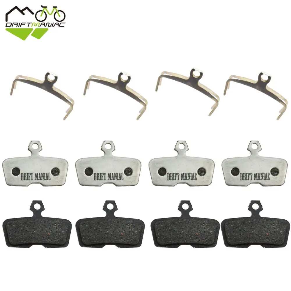 

DRIFT MANIAC Bicycle Disc Brake Pads Super Light Aluminum Alloy Plate Semi-metallic Plate For Avid Code R/Code 2011-2015