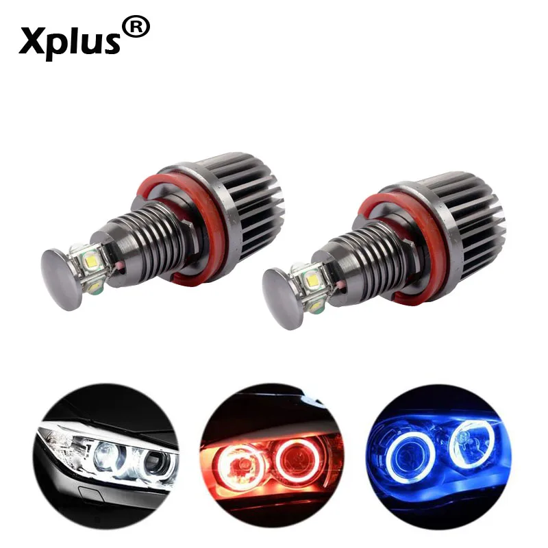 Xplus 80 ваттов 40 120W E92 H8 светодиодный Ангельские глазки габаритные огни Canbus для BMW X5