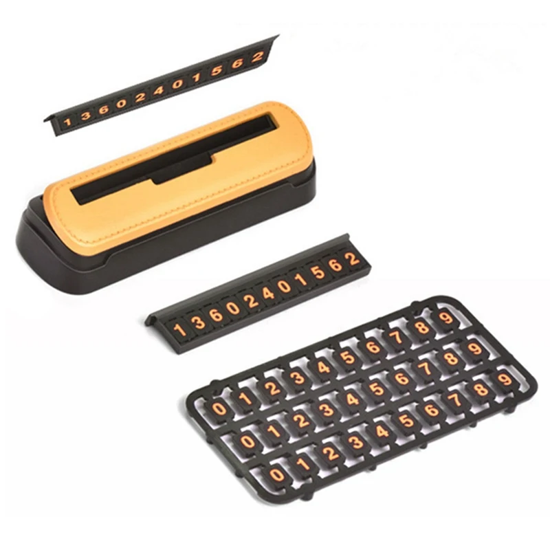 Автомобильная табличка для временной парковки автомобильная с номером телефона