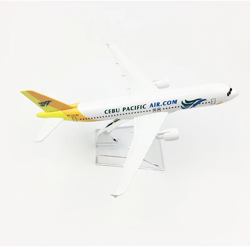 Филиппинский CEBU PACIFIC AIR модель аэроплана airairbus A320 16 см литье под давлением из