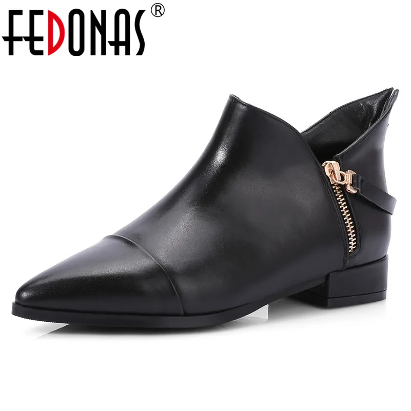 Grundlegende Leder Heels Fedonas Echtes Jahreszeiten Frauen Pumps High Vier F Schuhe Neue b6ygYfmv7I