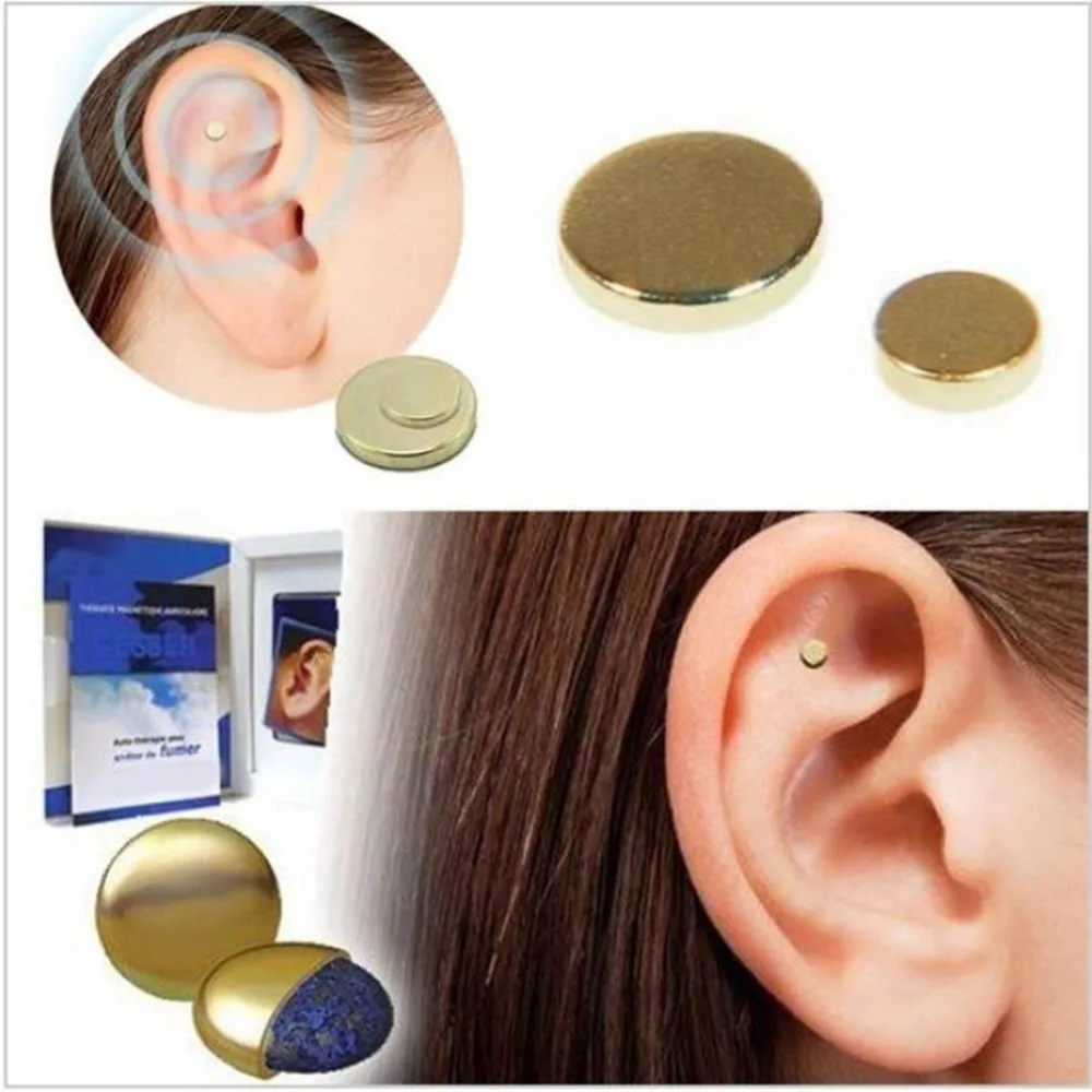 

Non-Toxic Mini Size Magnet Auricular Quit Smoking ACUPRESSURE Patch Not Cigarettes Health Therapy