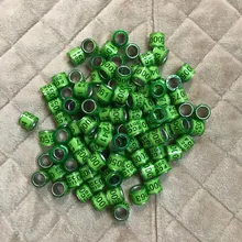 Голубиное кольцо для птиц 000001-000100 FCC, аддитивного цветового пространства(Красочные 100 шт./лот