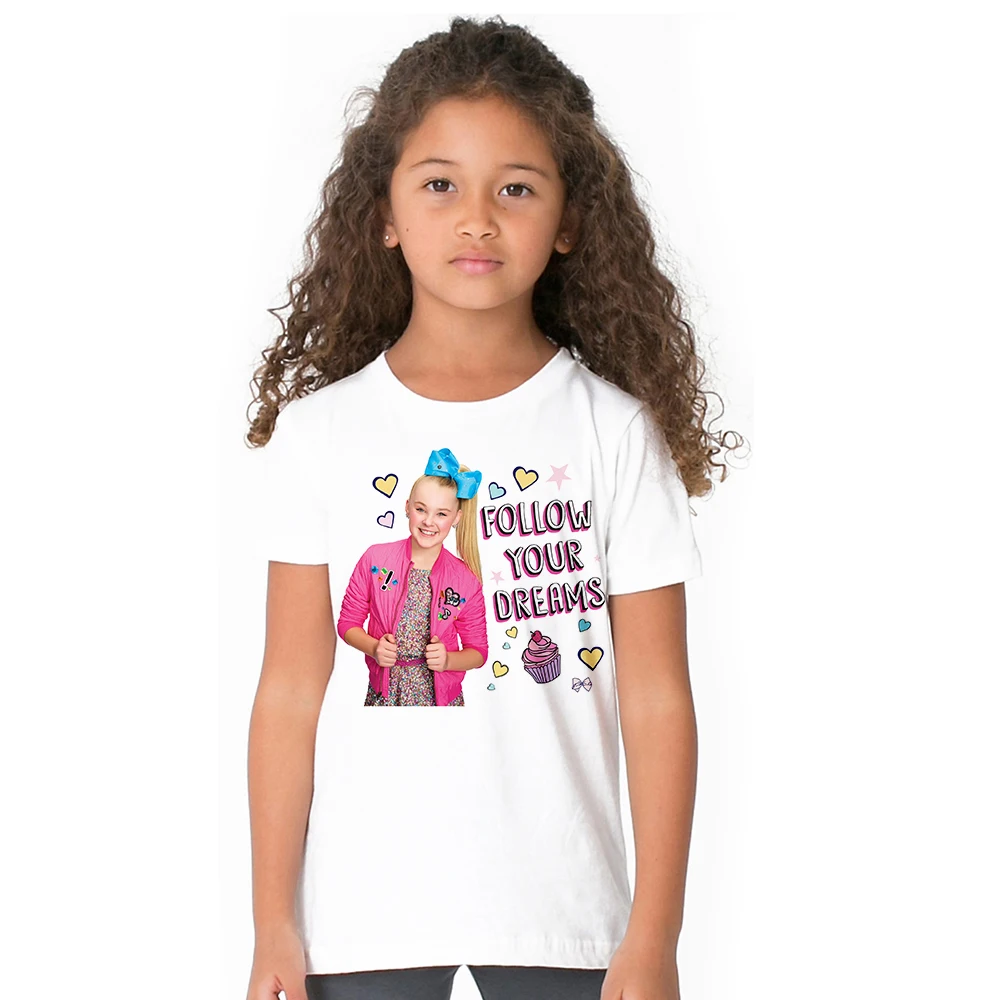 Jojo Siwa Girl T Shirt Fashion Kids Summer T-shirts Children Tshirt for Cool Baby Short Sleeve Tops Tees Cotton Clothes Toddler Jojo Siwa Girl T Shirt Fashion Kids Summer T-shirts Children Tshirt for Cool Baby Short Sleeve Tops Tees Cotton Clothes Toddler