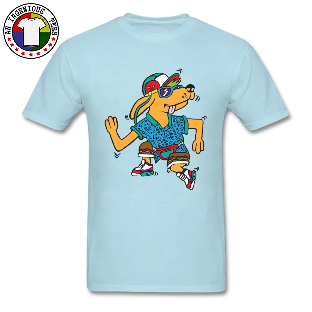 Hip$ter Pup New Design Short Sleeve Camisa T-shirts Cotton Fabric Round Collar Man Tops T Shirt Street Tshirts Thanksgiving Day Hip$ter Pup light