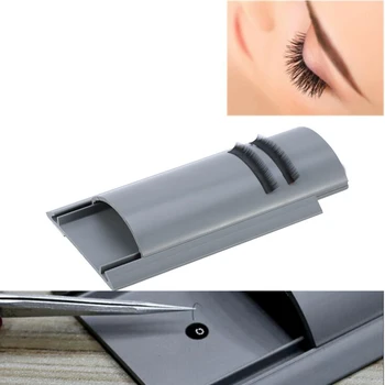 

U Type false lashes Holder eyelashes extension Tools Curved Glue Pallet maquiagem Lash Natural Eyelash Stand Makeup Cosmetics