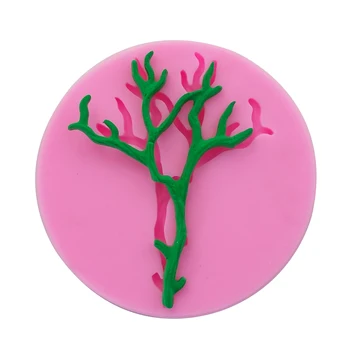 

Branches Saplings tree shaped 3D Reverse sugar molding Food Grade silicone mould for chocolate cake decoration tools FT-0719