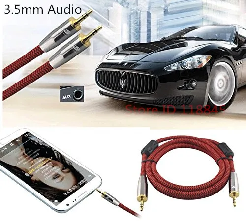 1m 2m 3m 5m - Stereo Jack 3.5mm Male Extension Auxiliary Audio Cable For Car Speaker Headphone iphone MP3 AUX Cable Wire Cords