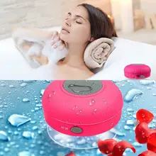 Горячая Мини Bluetooth динамик водонепроницаемый портативный беспроводной Громкая Связь Динамик s с присоской для ванной бассейна автомобиля пляж открытый