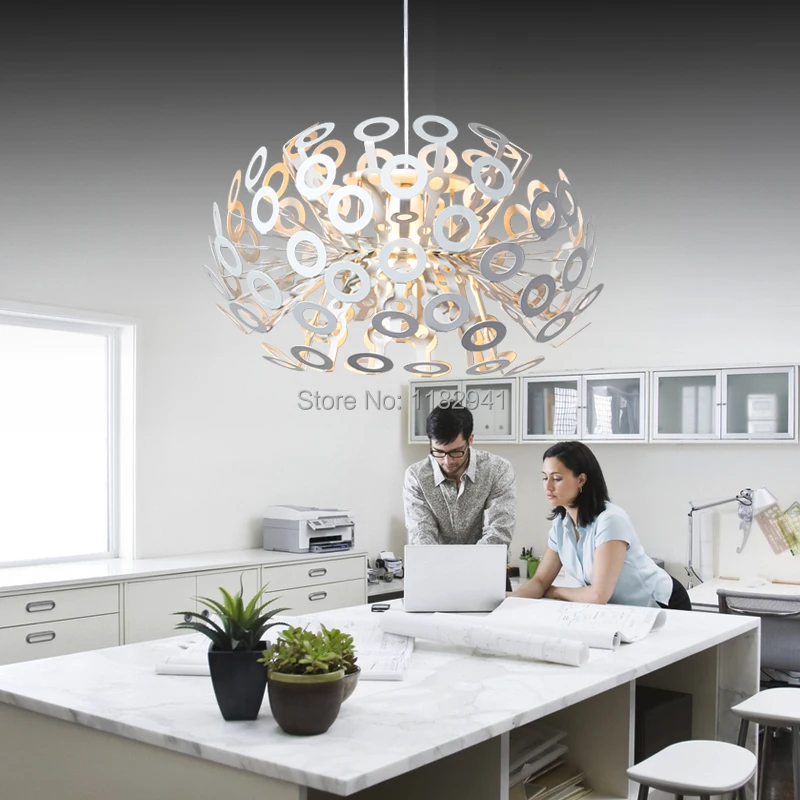 Fress shipping 2014 hot sale new Fashion modern moooi dandelion pendant light suspension for living room study room _ - Mobile
