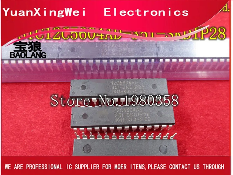 

STC12C5604AD-35I-SKDIP28 STC 12C5604AD 35I-SKDIP28 STC12C5604AD 35I DIP28 MCU IC 10pcs/lot
