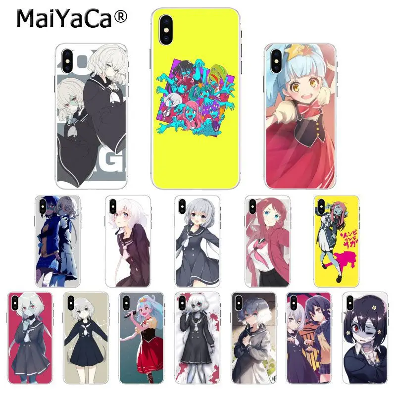 

MaiYaCa zombieland saga Pattern TPU Soft Phone Accessories Cell Phone Case for iPhone 5 5Sx 6 7 7plus 8 8Plus X XS MAX XR