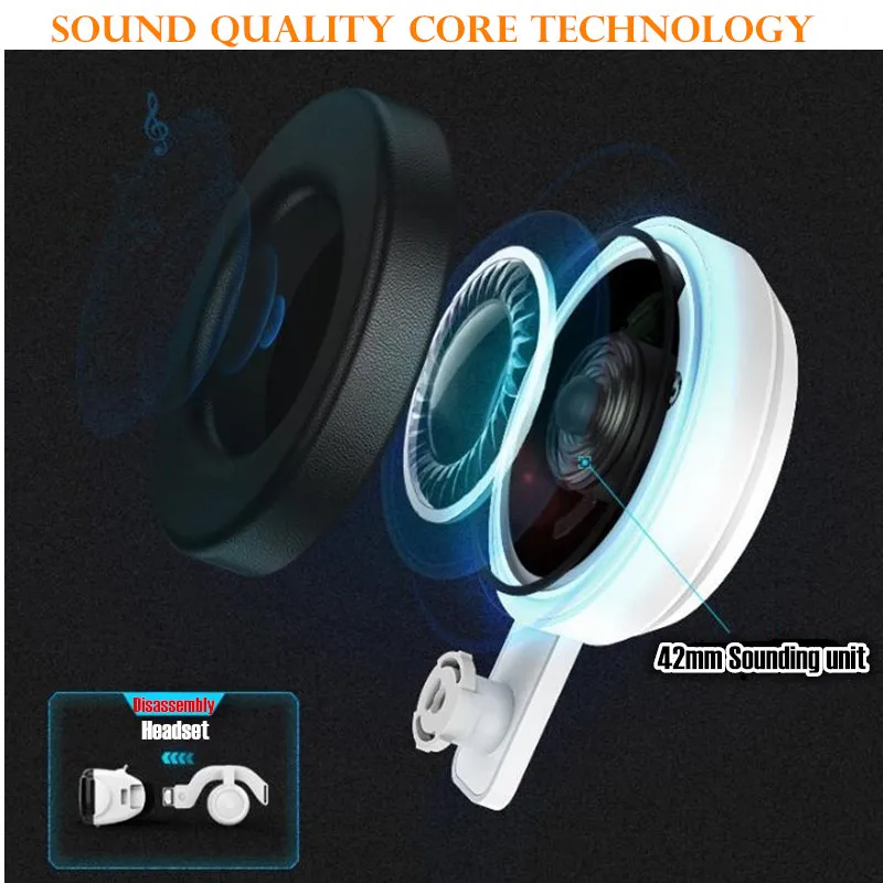 Most Popular XJvLD Original VR Virtual Reality 3D Glasses Box Stereo VR Google Cardboard Headset Helmet for IOS Android Smartphone,Bluetooth Rocker