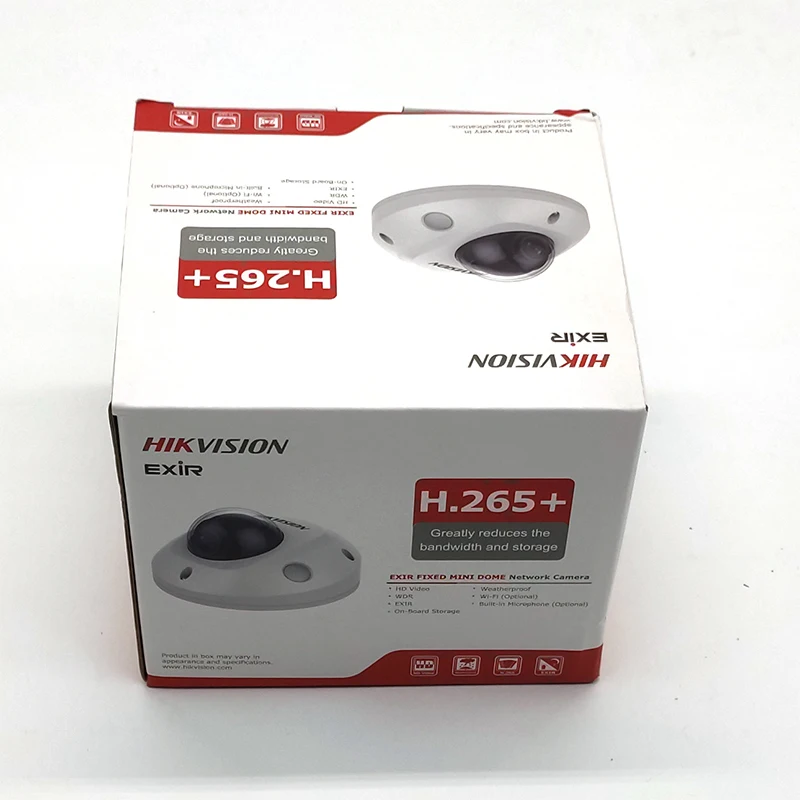 Hikvision DS-2CD2543G0-IS 4mp poe ip-камера h.265 слот для карты SD ИК 10 м английский купольная сетевая Cam заменить DS-2CD2542FWD-IS