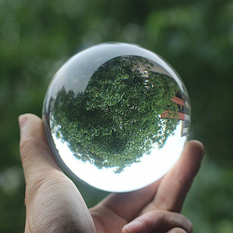 Stand Amber Asian Rare Natural Quartz Magic Crystal Healing Ball Sphere 50mm 