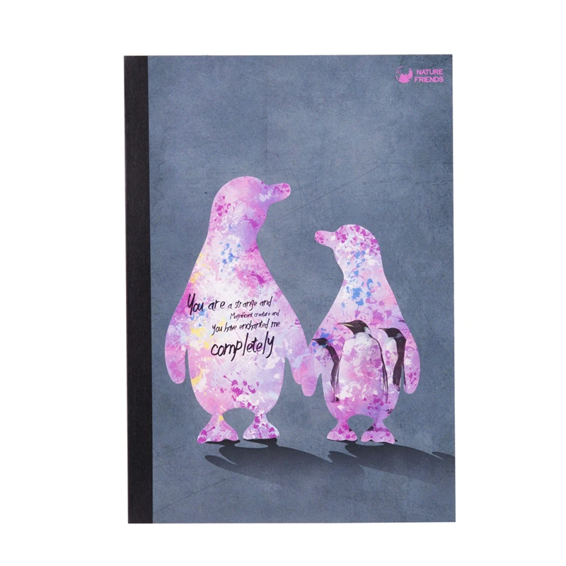 

DL Effective WA560-05 cute animal perspective students diary notebook Notepad binding the soft copy Stationery student supplies