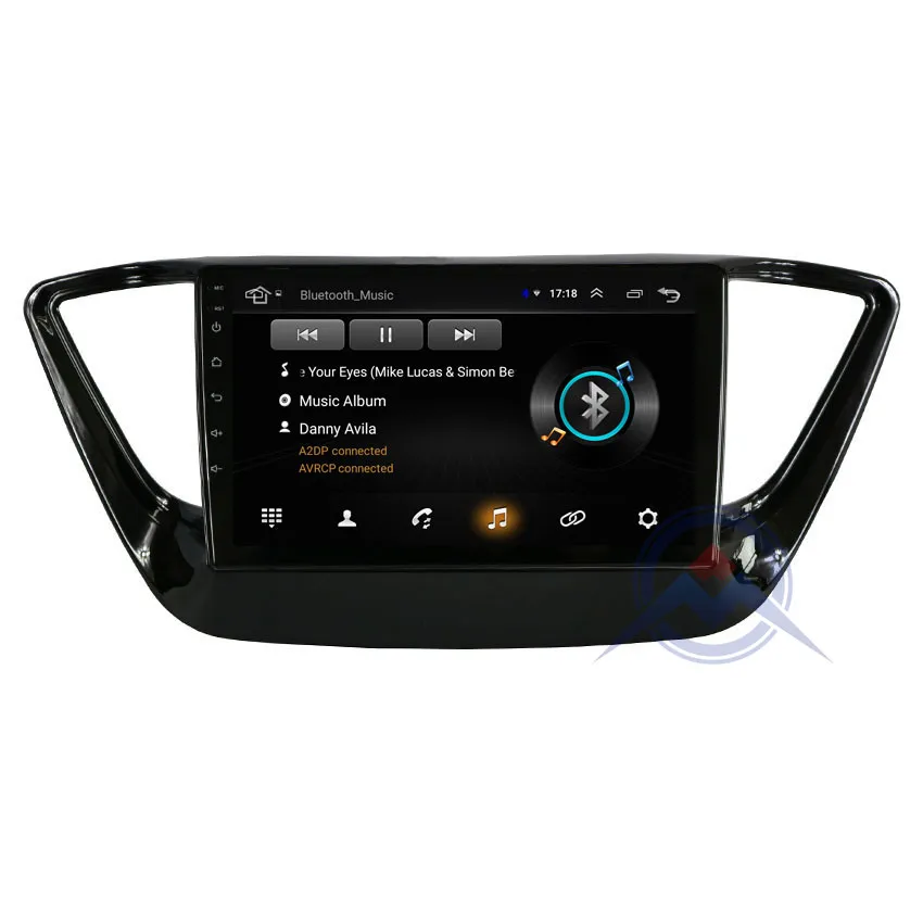 Excellent ZOHANAVI 2.5D IPS Android Car DVD Multimedia Player GPS For Hyundai Verna Solaris 2017 2018 audio radio stereo navigation 2