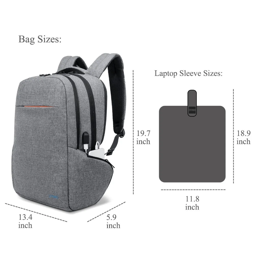 DTBG Waterproof Multifunction USB charging Men 17.3inch Laptop Backpacks For Teenager Fashion Male Travel Anti Theft Backpack