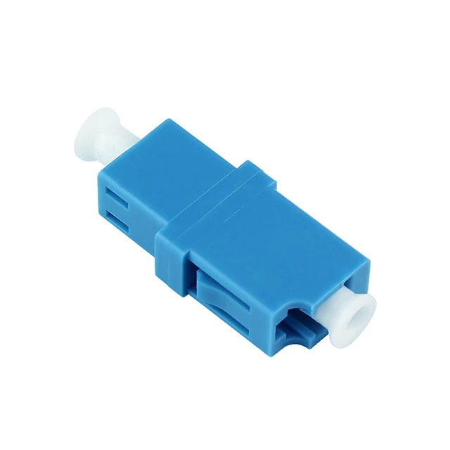 LC UPC Fiber Optic Adapter Simplex LC Fiber Optic Coupler Cables Connectors Electronics Fiber cables cb5feb1b7314637725a2e7: Blue