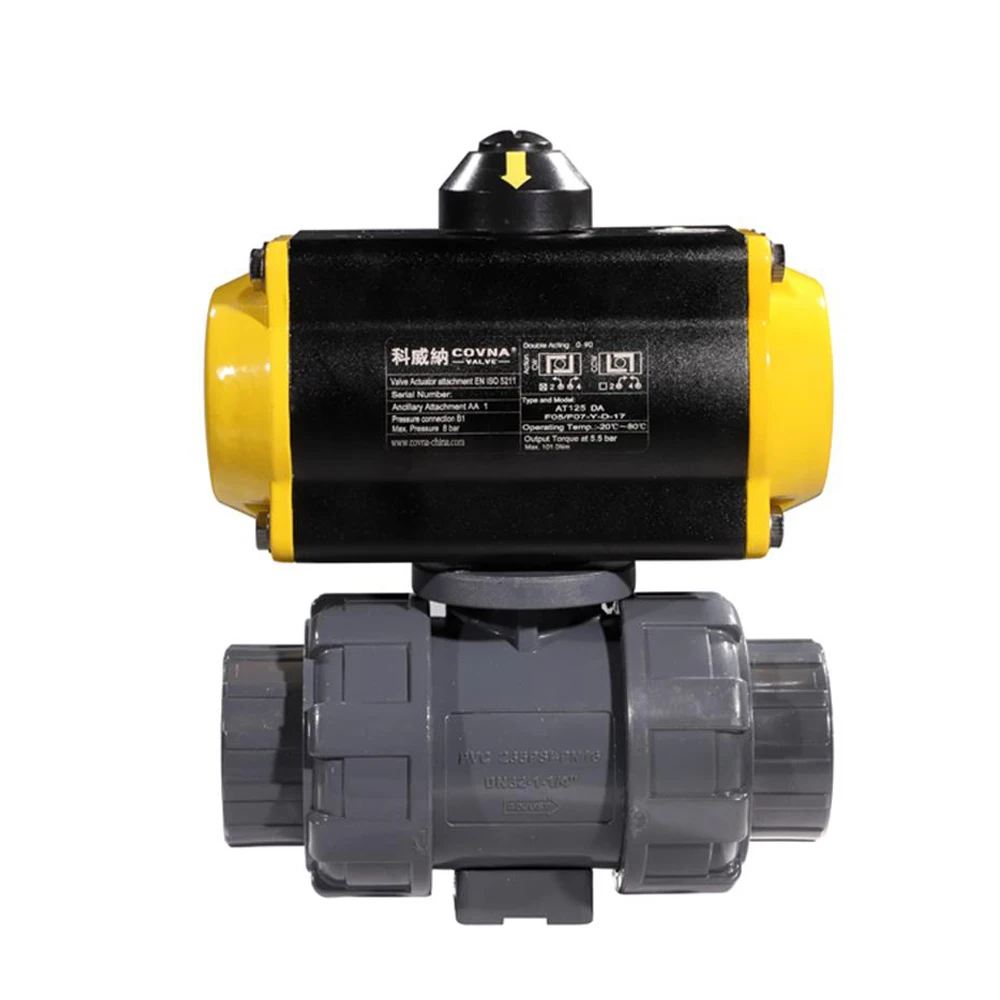 DN80 3 &quotэкономичный UPVC Пружинный Обратный двойной Союз Пластиковый