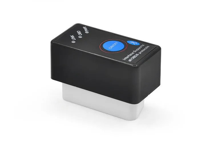 Высокое качество ELM327 мини ELM327 V1.5 Bluetooth OBD2 черный ELM 327 Мощность переключатель OBD2 диагностический сканер для Android Крутящий момент/PC