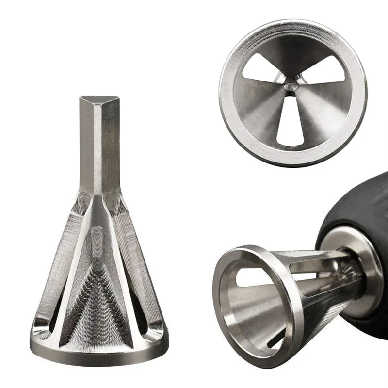 3PCS Stainless Steel Deburring External Chamfer Trimming Tool Remove Burr Rotary Tools Grinding for Chuck Drill Bit Accessories 3PCS Stainless Steel Deburring External Chamfer Trimming Tool Remove Burr Rotary Tools Grinding for Chuck Drill Bit Accessories