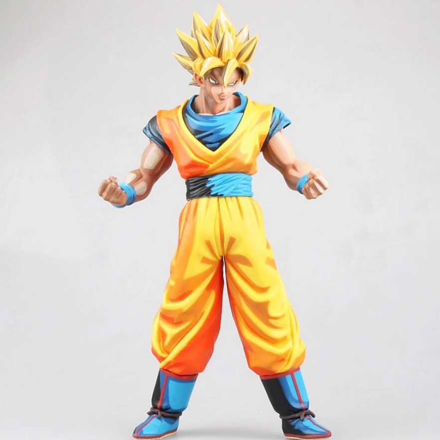 Dessin Anime Dragon Ball Z Super Saiyan Fils Goku Manga Couleur Veterinaire Figurine En Pvc Jouet 27 Cm Aliexpress
