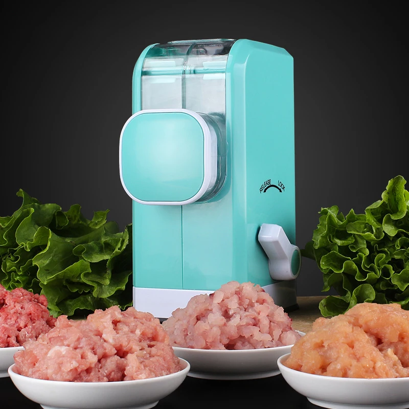  XEJONR Meat Grinder Hand Blade Manual Mincer Machine Pork Beef Pepper Stainless Steel Grinder Sausa - 32859238034