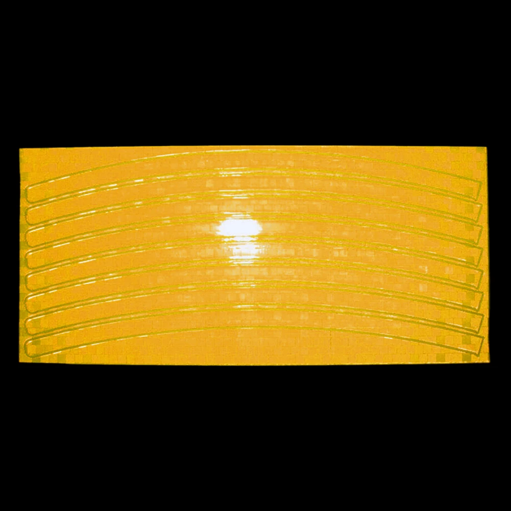 Etiqueta de la cinta reflectante de la rueda de seguridad calcomanías del coche del ciclismo de la bicicleta de la montaña de la marca de advertencia pegatinas reflectantes de la motocicleta Etiqueta de la cinta reflectante de la rueda de seguridad calcomanías del coche del ciclismo de la bicicleta de la montaña de la marca de advertencia pegatinas reflectantes de la motocicleta