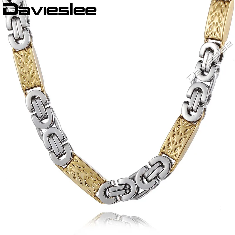 Винтажное женское ожерелье из нержавеющей стали Davieslee винтажное украшение