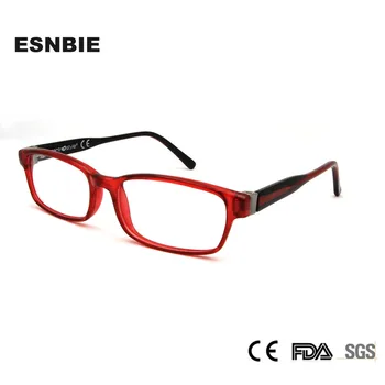 

ESNBIE Italy Design Red Women Glasses Frame Nerd Optics Fashion High Quality Spring Hinge Clear Glasses