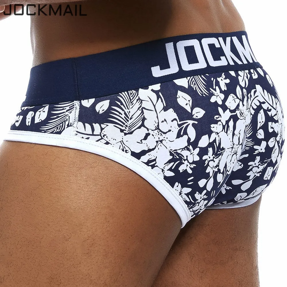 Мужское нижнее белье марки JOCKMAIL мужские сексуальные трусы с принтом бикини