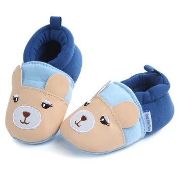 

2018 Autumn Animal style Infant baby moccasins shoes Cartoon Newborn baby girls boys slippers Soft Sole first walkers