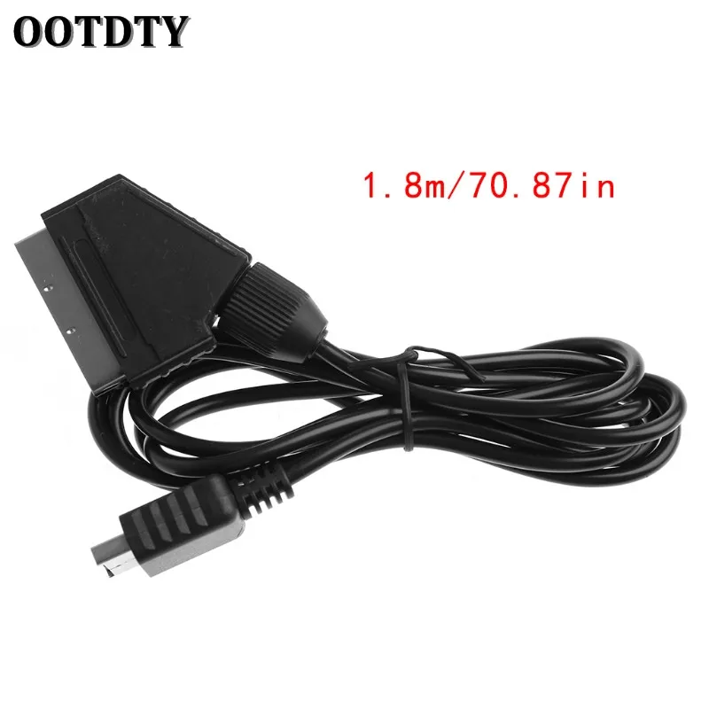 OOTDTY 1 8 м/6 футов RGB Scart кабель AV стерео тв для Playstation PS2 Slim Line игровая консоль |