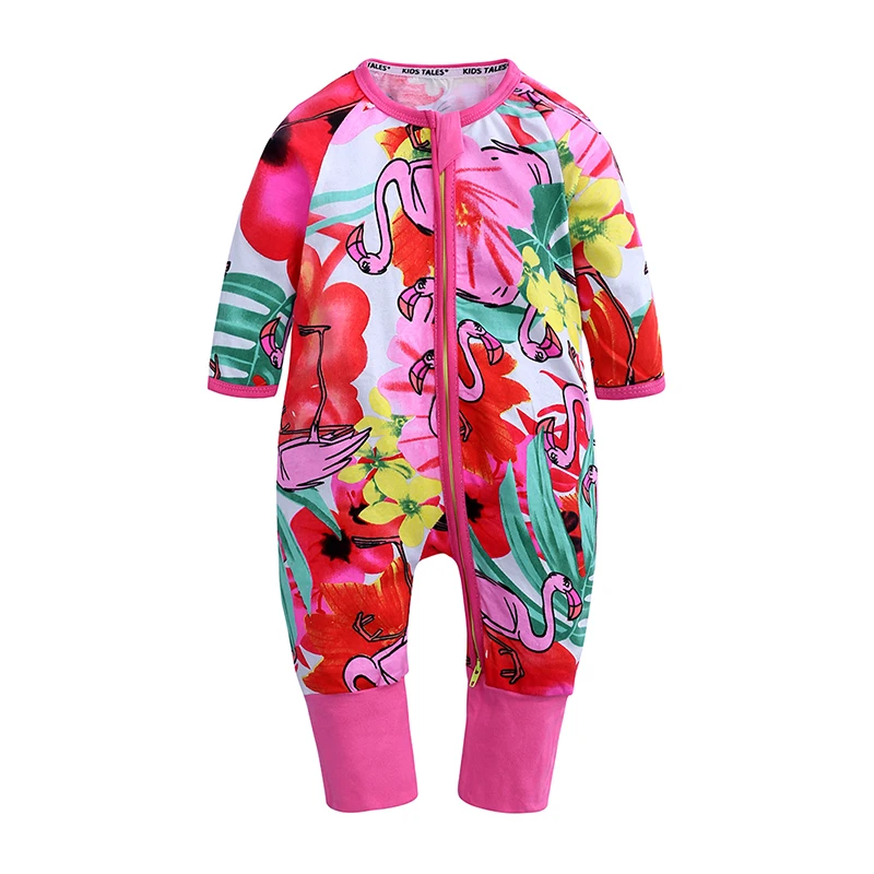 

Baby Boys Girls Clothes Fashion Clothing long sleeve Newborn Overall Animal printed Girl Bodysuits double zippers pajamas ppy392