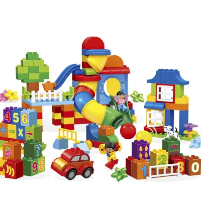 Designer Kreative Klassische kinder Große Partikel 130 Spielzeug Bausteine Pädagogisches Spielzeug Modell kinder Geschenke